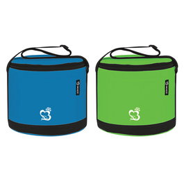 Nevera de poliéster color surtido 22x18 cm para camping y playa MARBUENO SUMMER 10167