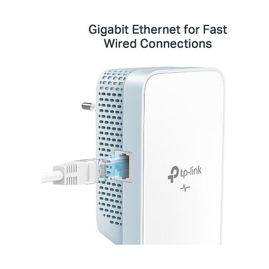 TP-Link TL-WPA7519 KIT Powerline AV1000, WiFi 5 (802.11ac) Doble Banda, Gigabit Ethernet, Hasta 1000 Mbps, Blanco, 2 Adaptadores