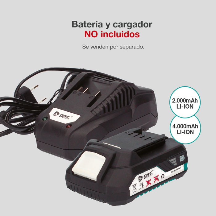 GSC Evolution Lijadora inalámbrica 20V GSC Evolution Lijadora inalámbrica 20V