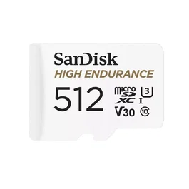 SanDisk High Endurance MicroSDXC 512 GB Blanco