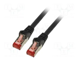 GOOBAY Patch Cord Cat 6 S/FTP 7,5m Negro