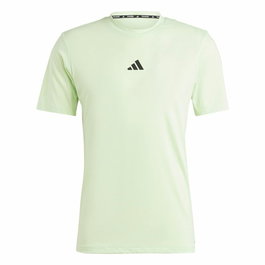 Camiseta de Manga Corta Hombre Adidas Essentials Wo Logo Verde limón