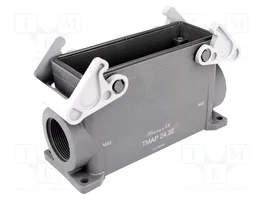 ILME Carcasa para conectores HDC tamaño 104.27 con pestillo doble
