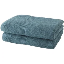Today Juego de 2 Toallas 50x90 cm 100% Algodón Pavo Real TOD3574641225438