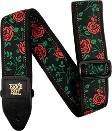 ERNIEBALL Correa Guitarra Bajo Jacquard - Spanish Rose