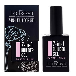 La Rosa Gel Constructor 7 En 1 en Botella Rosa Pastel 15 Ml