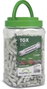 Marefix Taco de Nylon 4 Expansiones, Ø6 x 30 mm, Bote de 1000 Unidades, Anclaje y Fijación