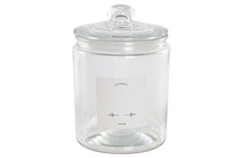 DKD Home Decor Bote de Cristal para Detergente 2L
