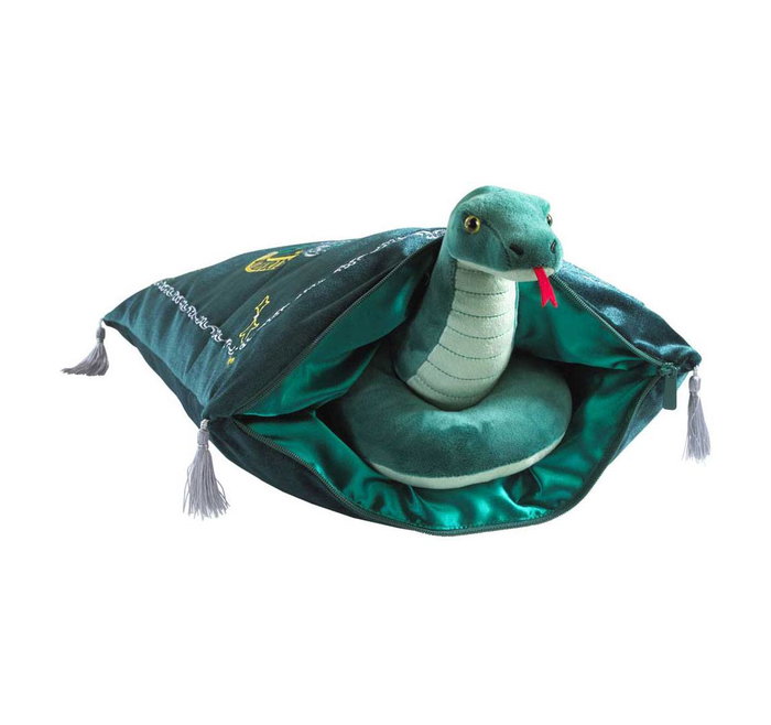 Noble Collection Almohada con Peluche de la Mascota Slytherin Harry Potter