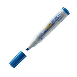Bic Velleda Ecolutions Marcador para Pizarra Blanca Azul Punta Biselada 12 UD