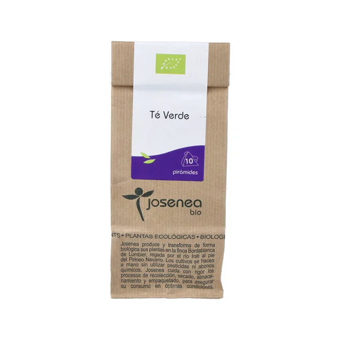 Josenea Té Verde Bolsitas de Infusión, Pack de 10 Sobres, 10Sbrs. Josenea Té Verde Bolsitas de Infusión, Pack de 10 Sobres, 10Sbrs.