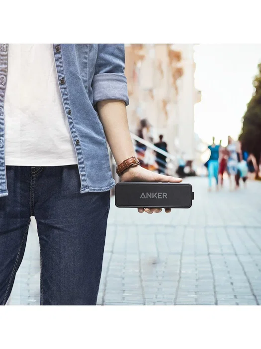 Soundcore Altavoz Bluetooth Soundcore 2 (A3105) Portátil Estéreo 12W, 24h Autonomía, Negro, Conexión Alámbrica/Inalámbrica