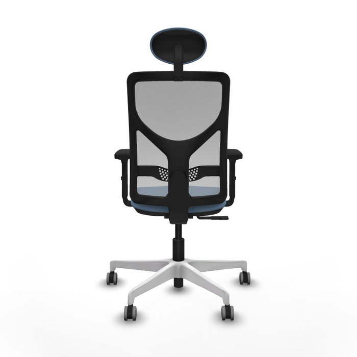 PIQUERAS Y CRESPO Silla de oficina Motilla con mecanismo Sincro, Azul cielo y Gris PIQUERAS Y CRESPO Silla de oficina Motilla con mecanismo Sincro, Azul cielo y Gris