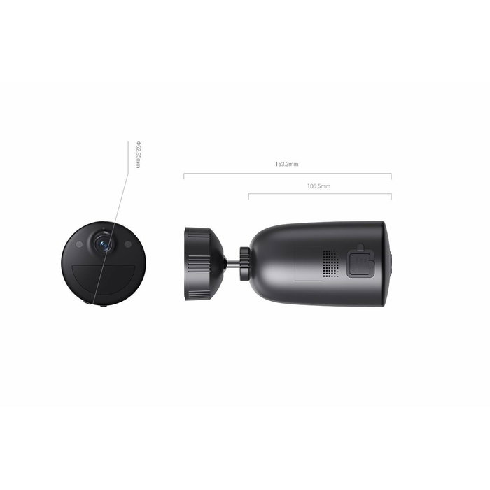 EZVIZ EB3 4G Kit Cámara de Seguridad Exterior 2K con Panel Solar EZVIZ EB3 4G Kit Cámara de Seguridad Exterior 2K con Panel Solar
