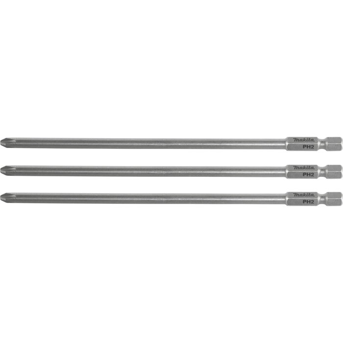 Makita P-67795 Juego de puntas PH2 de 157 mm Makita P-67795 Juego de puntas PH2 de 157 mm
