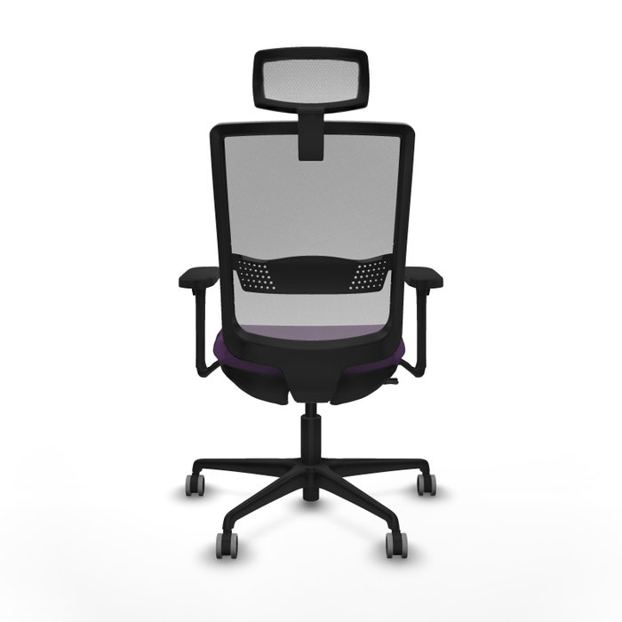 PIQUERAS Y CRESPO Silla de oficina Haches Morado y Gris PIQUERAS Y CRESPO Silla de oficina Haches Morado y Gris