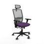 PIQUERAS Y CRESPO Silla de oficina Haches Morado y Gris
