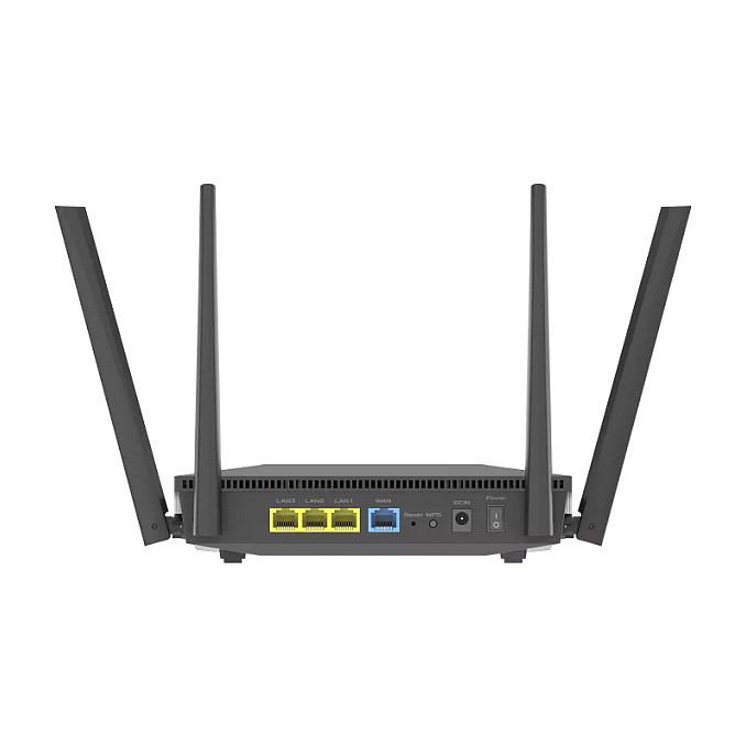 ASUS RT-AX52 AX1800 Router Wi-Fi 6 (802.11ax) Doble Banda 574+1201 Mbps Negro con AiMesh, 4 Antenas y 4 Puertos Gigabit para Sobremesa