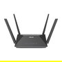 ASUS RT-AX52 AX1800 Router Wi-Fi 6 (802.11ax) Doble Banda 574+1201 Mbps Negro con AiMesh, 4 Antenas y 4 Puertos Gigabit para Sobremesa
