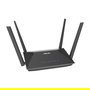 ASUS RT-AX52 AX1800 Router Wi-Fi 6 (802.11ax) Doble Banda 574+1201 Mbps Negro con AiMesh, 4 Antenas y 4 Puertos Gigabit para Sobremesa