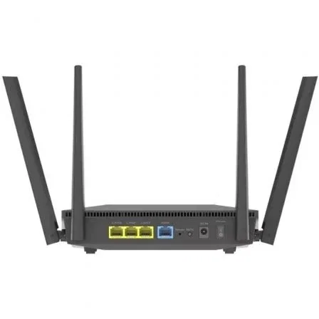 Asus RT-AX52 AX1800 Router WiFi 6 Doble Banda 1800 Mbps con 4 Antenas, Compatible con AiMesh, WPA3, OFDMA y MU-MIMO para Hogar Inteligente (Modelo 90IG08T0-MO3H00)