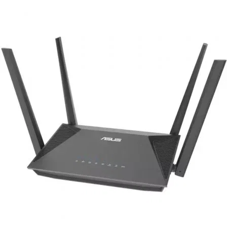 Asus RT-AX52 AX1800 Router WiFi 6 Doble Banda 1800 Mbps con 4 Antenas, Compatible con AiMesh, WPA3, OFDMA y MU-MIMO para Hogar Inteligente (Modelo 90IG08T0-MO3H00)