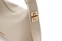 Vince Camuto Novara Bolso de Mano Crema Piel de Polivinilo Elegante y Sofisticado 24 x 10 x 16 cm