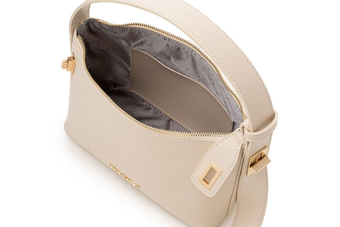 Vince Camuto Novara Bolso de Mano Crema Piel de Polivinilo Elegante y Sofisticado 24 x 10 x 16 cm Vince Camuto Novara Bolso de Mano Crema Piel de Polivinilo Elegante y Sofisticado 24 x 10 x 16 cm