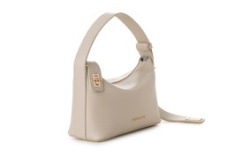 Vince Camuto Novara Bolso de Mano Crema Piel de Polivinilo Elegante y Sofisticado 24 x 10 x 16 cm