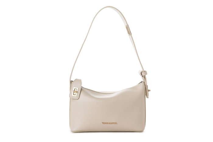 Vince Camuto Novara Bolso de Mano Crema Piel de Polivinilo Elegante y Sofisticado 24 x 10 x 16 cm Vince Camuto Novara Bolso de Mano Crema Piel de Polivinilo Elegante y Sofisticado 24 x 10 x 16 cm