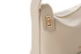 Vince Camuto Novara Bolso de Mano Crema Piel de Polivinilo Elegante y Sofisticado 24 x 10 x 16 cm