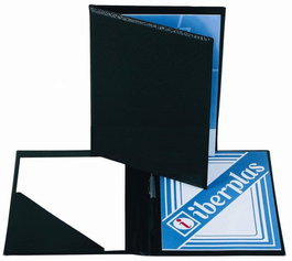 Carpeta De Congresos Iberplas Pvc Fº Acolchada Negro