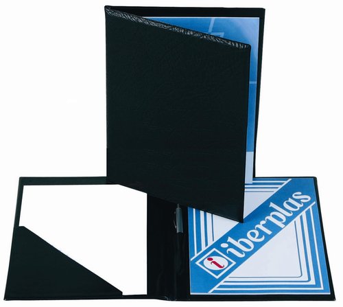 Carpeta De Congresos Iberplas Pvc Fº Acolchada Negro Carpeta De Congresos Iberplas Pvc Fº Acolchada Negro