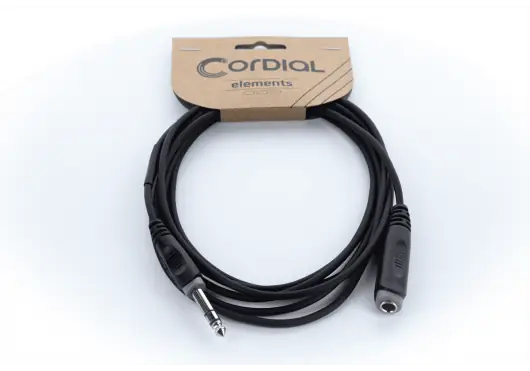 Cordial Cable Jack Audio Estéreo Macho/Hembra 3 M