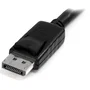 StarTech.com Cable de extensión DisplayPort para montaje en panel DPPNLFM3PW 0.9m - 4K 60Hz, DP macho a hembra, 28AWG, versión 1.2, negro