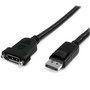 StarTech Cable de Extensión DisplayPort 91cm para Montaje en Panel - Alargador - Garantía Lifetime