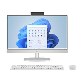 HP 24-cr0178ns All-in-One PC | Intel Core i5-1335U | Pantalla 23.8" FHD | 16GB RAM | 512GB SSD | Blanco Shell White | Windows 11