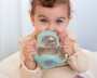 KioKids Taza de Aprendizaje Step 1 Oso Sage 270 mL para Bebés +6 Meses