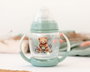KioKids Taza de Aprendizaje Step 1 Oso Sage 270 mL para Bebés +6 Meses