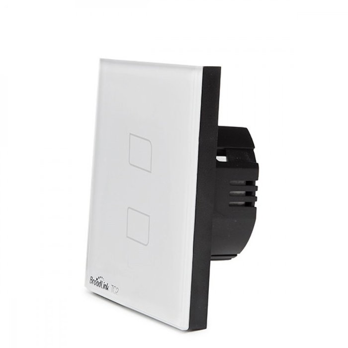 Broadlink Interruptor Táctil Pared Inteligente Basic - Doble Broadlink Interruptor Táctil Pared Inteligente Basic - Doble