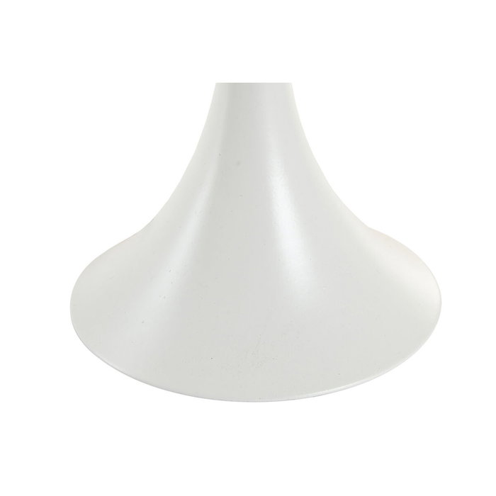 DKD Home Decor Lámpara de Sobremesa Seta Metal y Cuerda Blanco y Marrón Claro