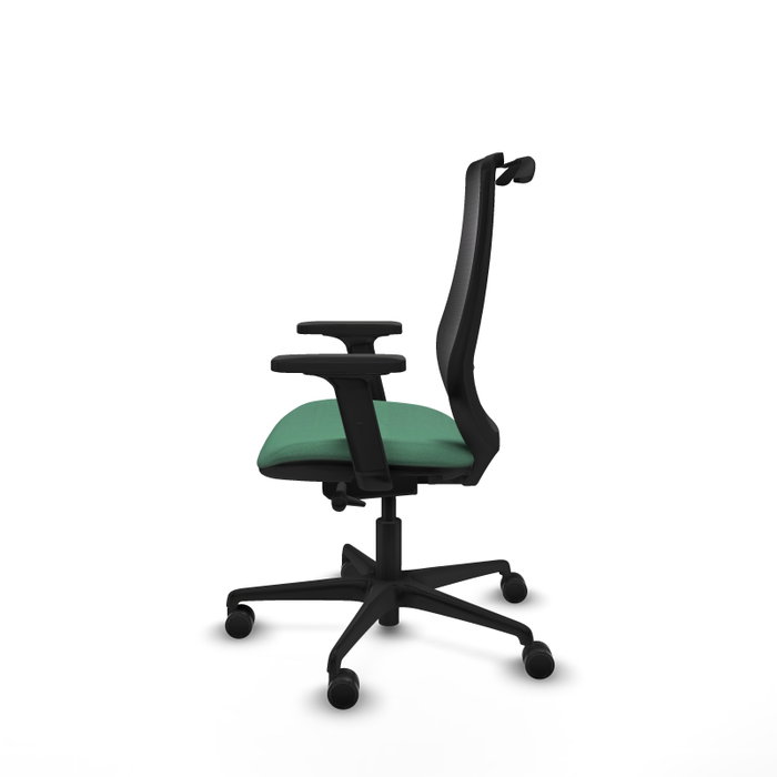 PIQUERAS Y CRESPO Silla de oficina Mardos Verde esmeralda con mecanismo Sincro/Traslack PIQUERAS Y CRESPO Silla de oficina Mardos Verde esmeralda con mecanismo Sincro/Traslack