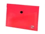 Liderpapel Carpeta Dossier con Broche Rojo Transparente DIN A6