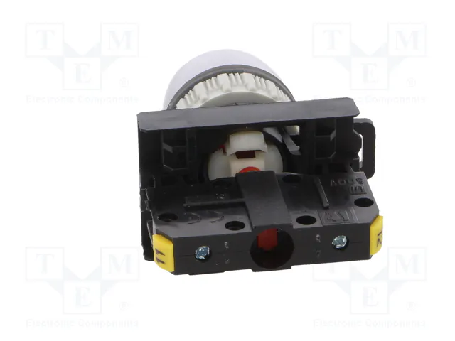 SPAMEL Interruptor de presión ST22-KC-01 Rojo 22mm NC