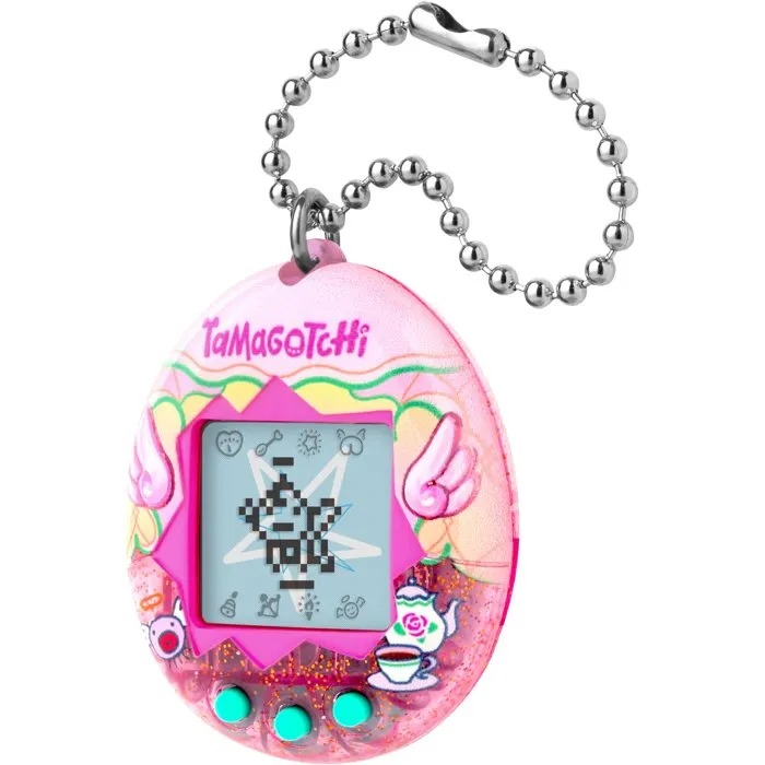 Tamagotchi TAM3296580461707 - Tamagotchi Original Virtual Angel's Tea Cup, Mascota Electrónica con Pantalla a Color, 3 Botones y Juegos