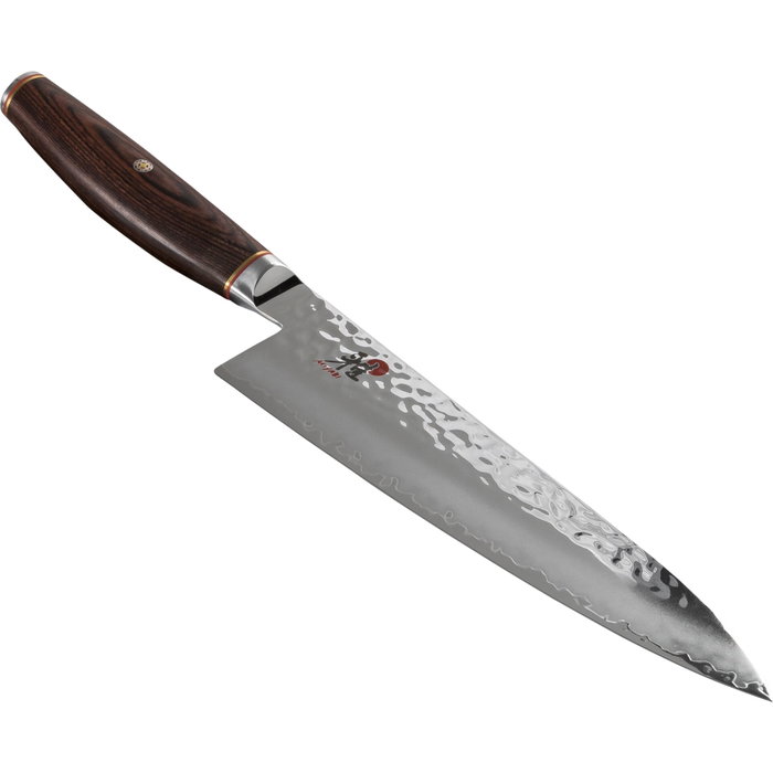 Miyabi 6000MCT Gyutoh 20cm de acero MC63 con mango de madera Pakka marrón/plata Miyabi 6000MCT Gyutoh 20cm de acero MC63 con mango de madera Pakka marrón/plata