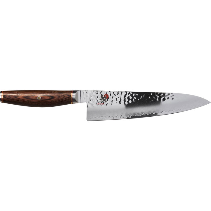 Miyabi 6000MCT Gyutoh 20cm de acero MC63 con mango de madera Pakka marrón/plata Miyabi 6000MCT Gyutoh 20cm de acero MC63 con mango de madera Pakka marrón/plata