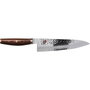 Miyabi 6000MCT Gyutoh 20cm de acero MC63 con mango de madera Pakka marrón/plata