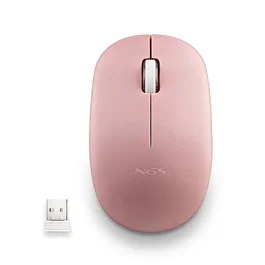 NGS FOG PRO Ratón Inalámbrico Rosa