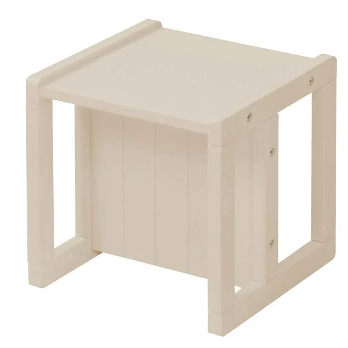 ROBA AABKJ29812 Taburete Infantil Regulable con 3 Alturas, Estilo Rústico, Color Beige Cachemira ROBA AABKJ29812 Taburete Infantil Regulable con 3 Alturas, Estilo Rústico, Color Beige Cachemira